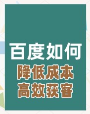 东莞百度推广助力企业高效获客，精准引流提升转化率