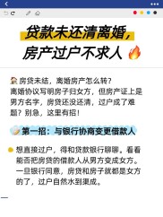 离婚后能否贷款买房？这些要点需知晓