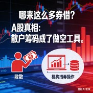 A股融券做空真相：散户持仓变机构工具