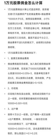 股票交易佣金收取标准及成本控制策略，投资者必看