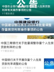 10月25日多家银行批量调整存量房贷利率，减负促消费利民生