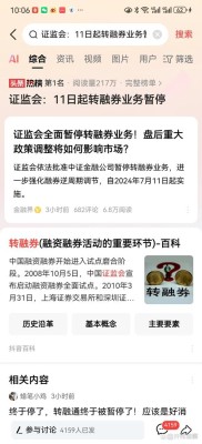 证监会批准暂停转融券业务，回应投资者关切维护市场稳定