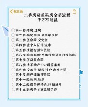 二手房贷款全攻略：申请流程详解与注意事项，助您轻松购房