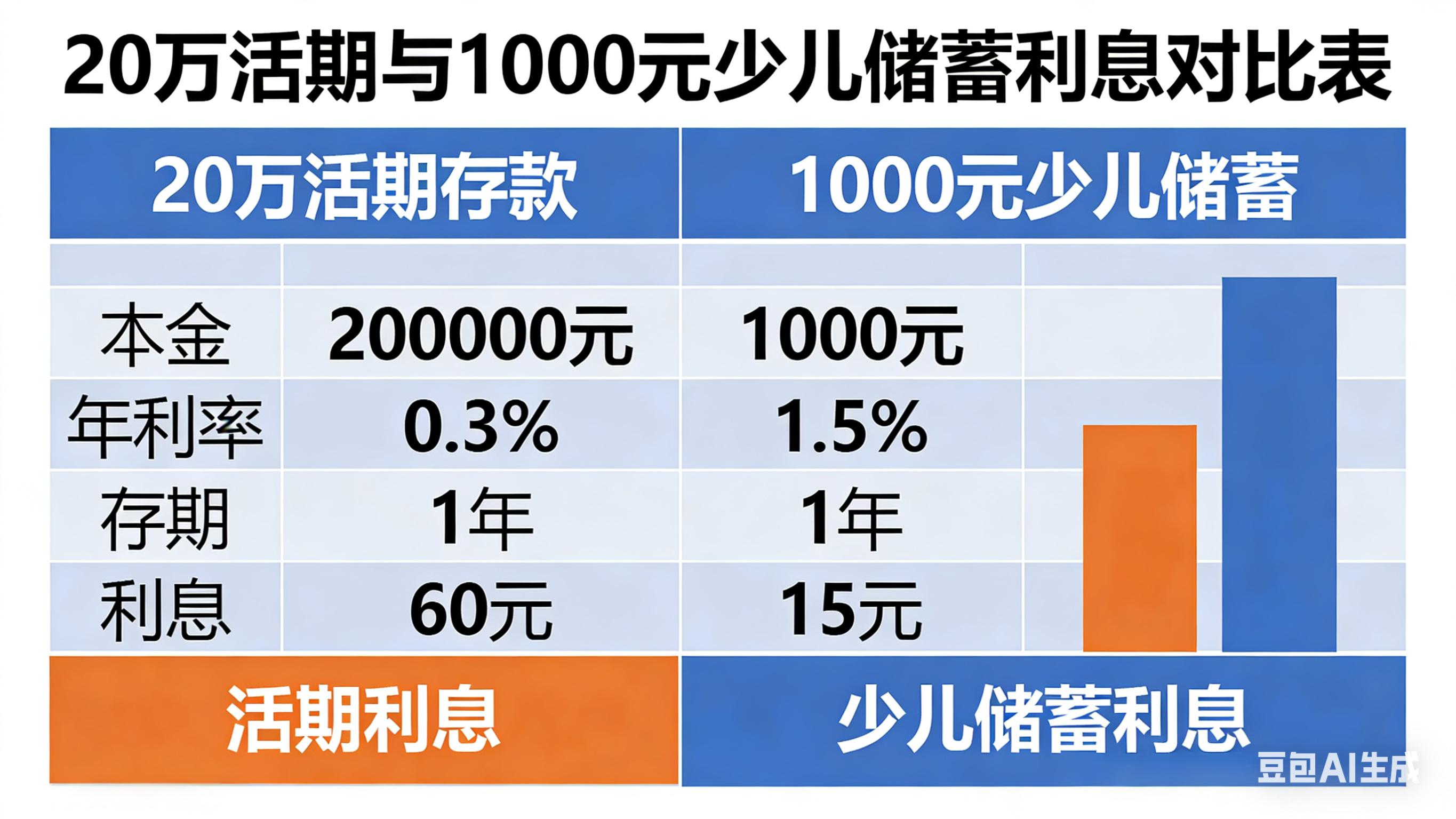 银行定期存款利率_理财利息怎么算_少儿专属存款产品
