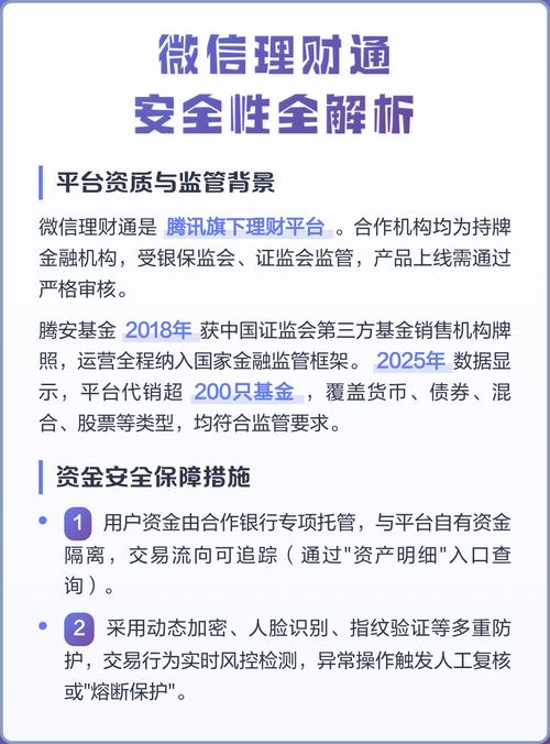 微信理财通安全吗_微信理财通平台保障_微信理财平台安全吗